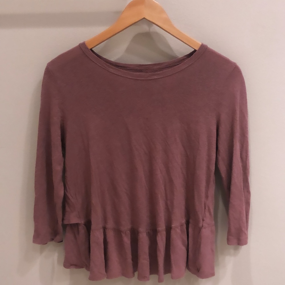 RUFFLE LONG SLEEVE